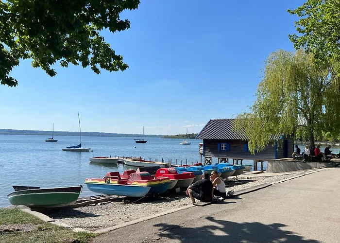 Pittino Gartensuite 02 In Zweiter Seereihe Ammersee דירה הרשינג אם אמרזי